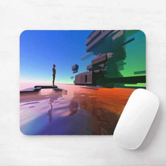Tapis De Souris Bord de mousepad de perception (Avec souris)