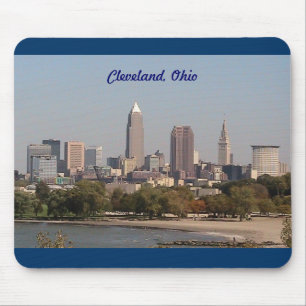 Tapis De Souris Bord du lac Mousepad de Cleveland OH