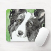 Tapis De Souris Border Collie Aquarelle (Avec souris)