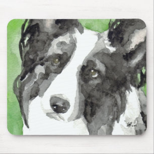 Tapis De Souris Border Collie Aquarelle