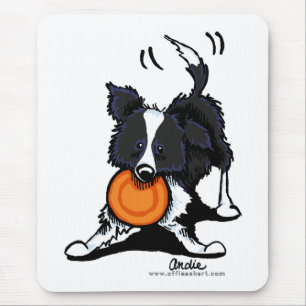 Tapis De Souris Border collie au jeu