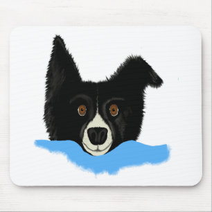Tapis De Souris Border collie font face