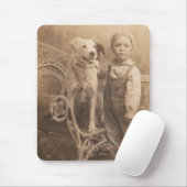 Tapis De Souris Border collie vintage Mousepad (Avec souris)