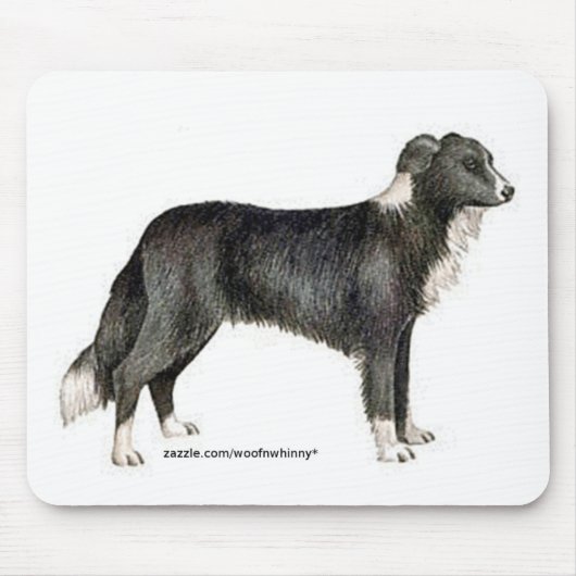Tapis De Souris Bordure Collie (Devant)