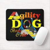 Tapis De Souris Bordure Collie Cadeaux d'agilité (Avec souris)