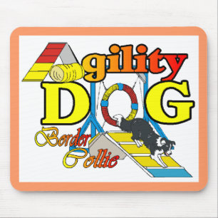 Tapis De Souris Bordure Collie Cadeaux d'agilité