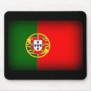 Tapis De Souris Bordure noire du drapeau du Portugal