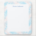 Tapis De Souris Bordure Pastel bleu et rose<br><div class="desc">Amusant,  mignon et simple mousepad avec des bordures bleu pastel et rose. Personnalisez-le avec un nom. Parfait comme cadeau de Noël,  d'anniversaire ou de fin d'année pour vos proches,  amis,  famille,  enseignants,  collègues,  agents ou camarades de classe.</div>