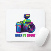 TAPIS DE SOURIS BORN TO SHOOT (Avec souris)