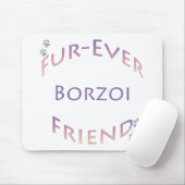 Tapis De Souris Borzoi Furever (Avec souris)
