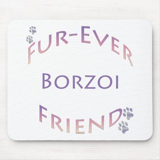 Tapis De Souris Borzoi Furever (Devant)