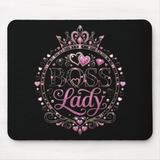 Tapis de souris Boss Lady (Devant)