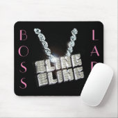 Tapis de souris Boss Lady Bling Bling (Avec souris)