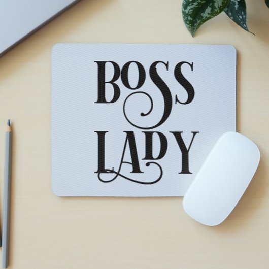 Tapis De Souris Boss Lady Office Work Humor