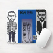 TAPIS DE SOURIS BOSS MAN MOUSE PAD (Avec souris)