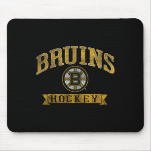 Tapis De Souris Boston Bruins Hockey Vintage Dark Heather