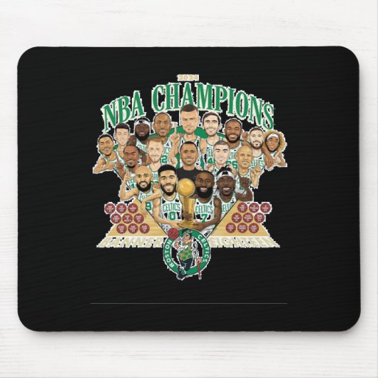 Tapis De Souris Boston Celtics Banner 18 (équipe exclusive) Relaxé (Devant)
