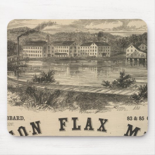 Tapis De Souris Boston Flax Mills (Devant)