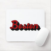 Tapis De Souris Boston rouge et noir (Avec souris)