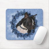 Tapis De Souris Boston Terrier Chien Mousepad (Avec souris)
