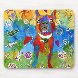 Tapis De Souris Boston Terrier Mousepad