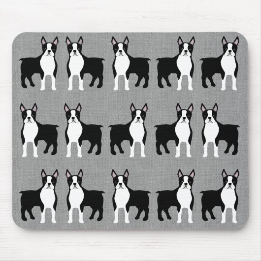 Tapis De Souris Boston Terrier Mousepad (Devant)