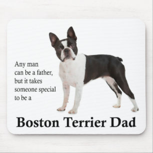 Tapis De Souris Boston Terrier Papa Mousepad