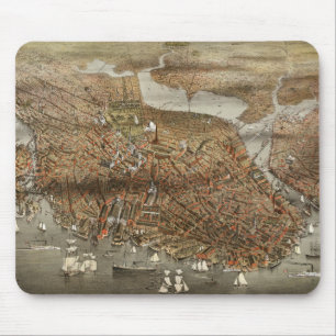 Tapis De Souris Boston vintage 1898