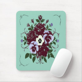 Tapis de Souris Botanique - Bouquet de Viollettes Muismat