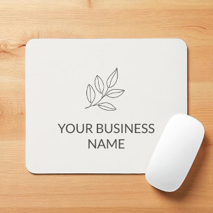 Tapis De Souris Botanique minimaliste neutre pour petite entrepris