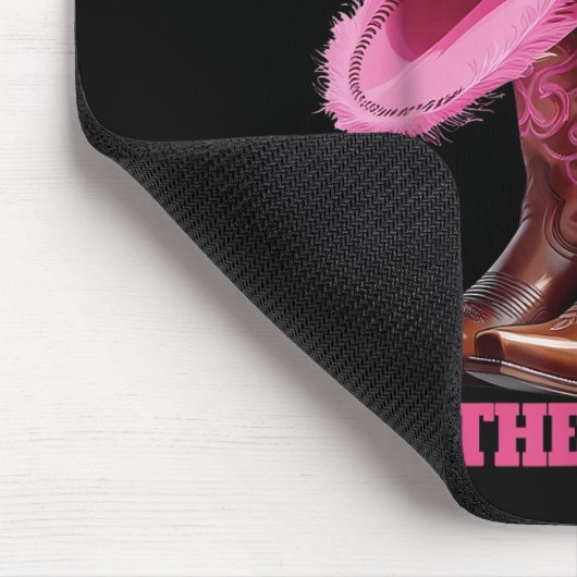 Tapis De Souris Bottes Mignonnes Sur Le Sol Distance Ouest C (Coin)
