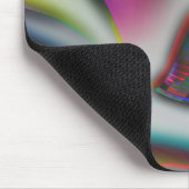 Tapis De Souris Bouche de poisson abstraite avec flou psychédéliqu (Coin)