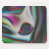 Tapis De Souris Bouche de poisson abstraite avec flou psychédéliqu (Devant)