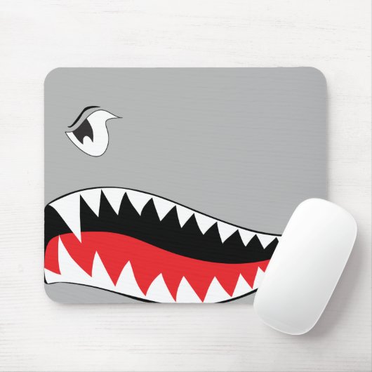 Tapis De Souris Bouche de requin (Avec souris)