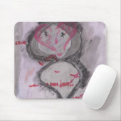 Tapis De Souris bouche descendante (Avec souris)