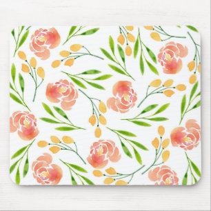 Tapis De Souris Boucles de fleurs