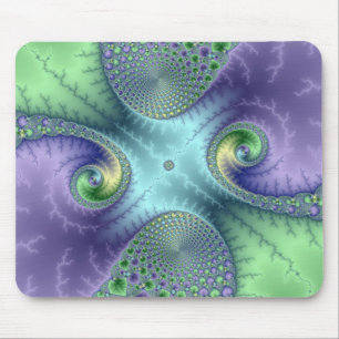 Tapis De Souris Boucles fruitées - fractale Mousepad
