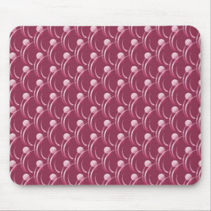 Tapis De Souris Boucles Magenta Fancy Mousepad