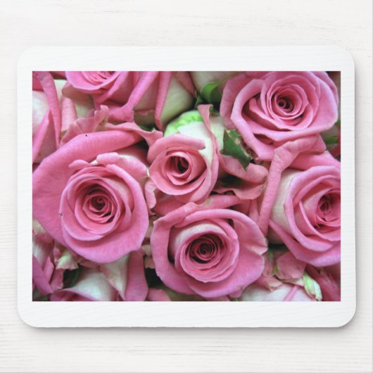 Tapis De Souris Boucles roses (Devant)
