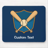Tapis De Souris Bouclier de baseball (Devant)