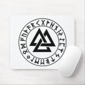 Tapis De Souris bouclier de Rune de Tri Triangle de hor de (Avec souris)
