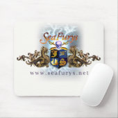 Tapis De Souris Bouclier de SeaFurys Mousepad (blanc) (Avec souris)
