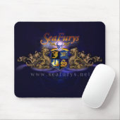 Tapis De Souris Bouclier de SeaFurys Mousepad (bleu) (Avec souris)