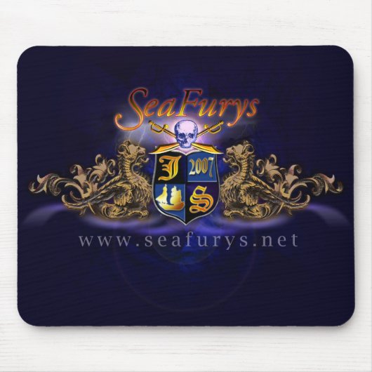 Tapis De Souris Bouclier de SeaFurys Mousepad (bleu) (Devant)
