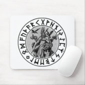 Tapis De Souris bouclier d'Odin de mousepad (Avec souris)