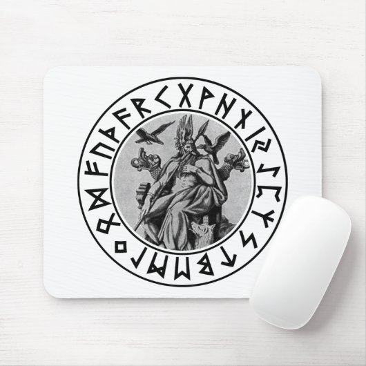 Tapis De Souris bouclier d'Odin de mousepad (Avec souris)