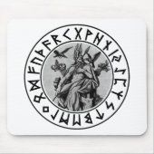 Tapis De Souris bouclier d'Odin de mousepad (Devant)