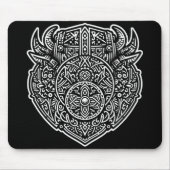 Tapis De Souris Bouclier guerrier viking (Devant)