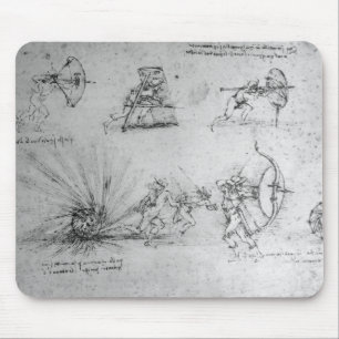 Tapis De Souris Boucliers pour des soldats d'infanterie et une