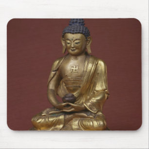 Tapis De Souris Bouddha Amitayus assis dans la méditation